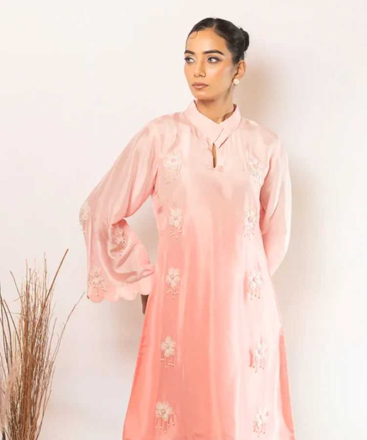 Rosé Whisper Pink Ombre Shaded Co-ord Set